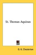 St. Thomas Aquinas (Paperback, 2007, Kessinger Publishing, LLC)
