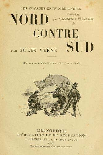 Jules Verne: Nord contre Sud (French language, 1887, J. Hetzel)