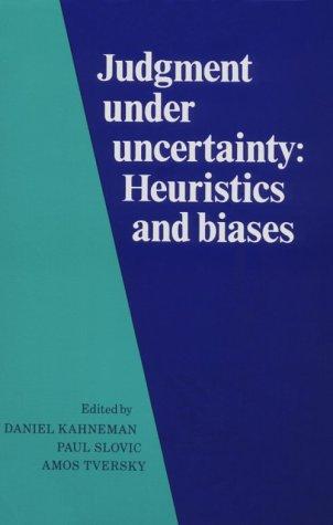 Judgment under Uncertainty (Paperback, 1982, Cambridge University Press)
