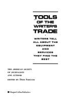 Dodi Schultz: Tools of the writer's trade (1990, HarperCollins)