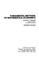 Alpha C. Chiang: Fundamental methods of mathematical economics (1974, McGraw-Hill)