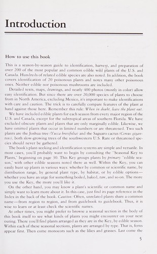 Thomas S. Elias: Edible wild plants (2009)