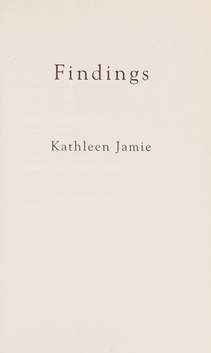 Kathleen Jamie: FINDINGS. (Paperback, Undetermined language, 2005, SORT OF BOOKS)