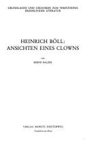 Bernd Balzer: Heinrich Böll--Ansichten eines Clowns (German language, 1988, M. Diesterweg)