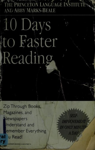 Abby Marks-Beale: 10 days to faster reading (2001, Warner Books)