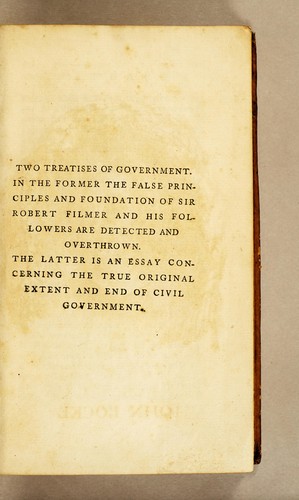 Trains of Trains of Thought Publishing, John Locke, Ian Shapiro, Lee Ward: Two treatises of government (1764, printed MDCLXXXVIIII reprinted, the sixth time, by A. Millar, H. Woodfall, I. Whiston and B. White, I. Rivington, L. Davis and C. Reymers [and 16 others in London])