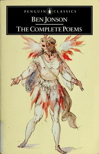 Ben Jonson: The complete poems (1982, Yale University Press)