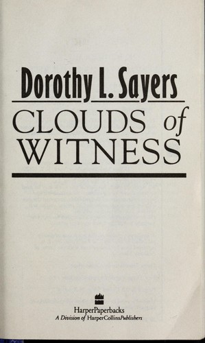 Clouds of witness (1995, HarperPaperbacks)