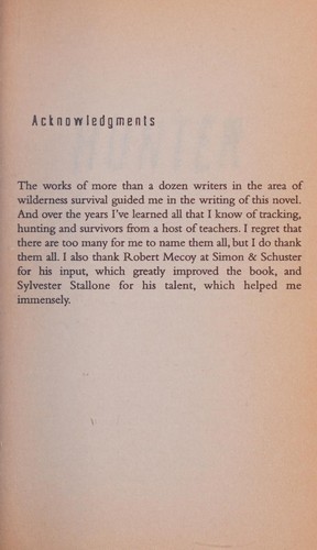 James Byron Huggins: Hunter (1999, Pocket Books)