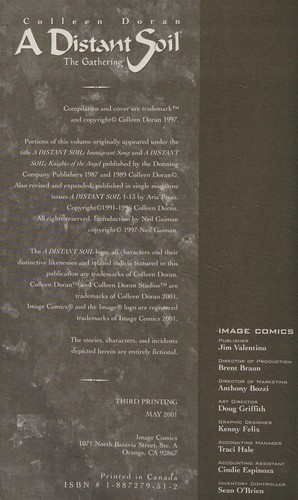 Colleen Doran: A distant soil (1997, Image Comics)