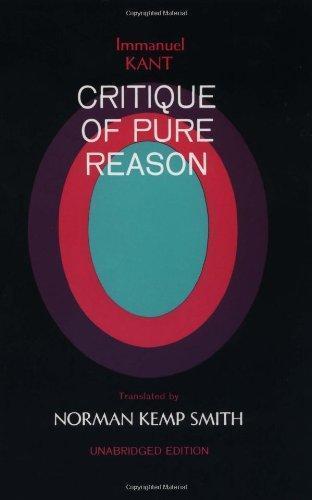 Immanuel Kant's Critique of pure reason (1965)
