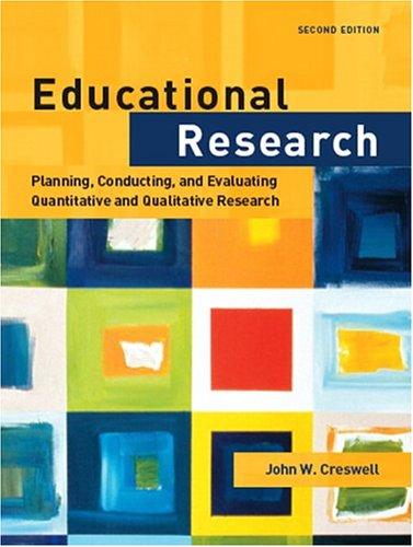 John W. Creswell: Educational Research (2004, Prentice Hall)