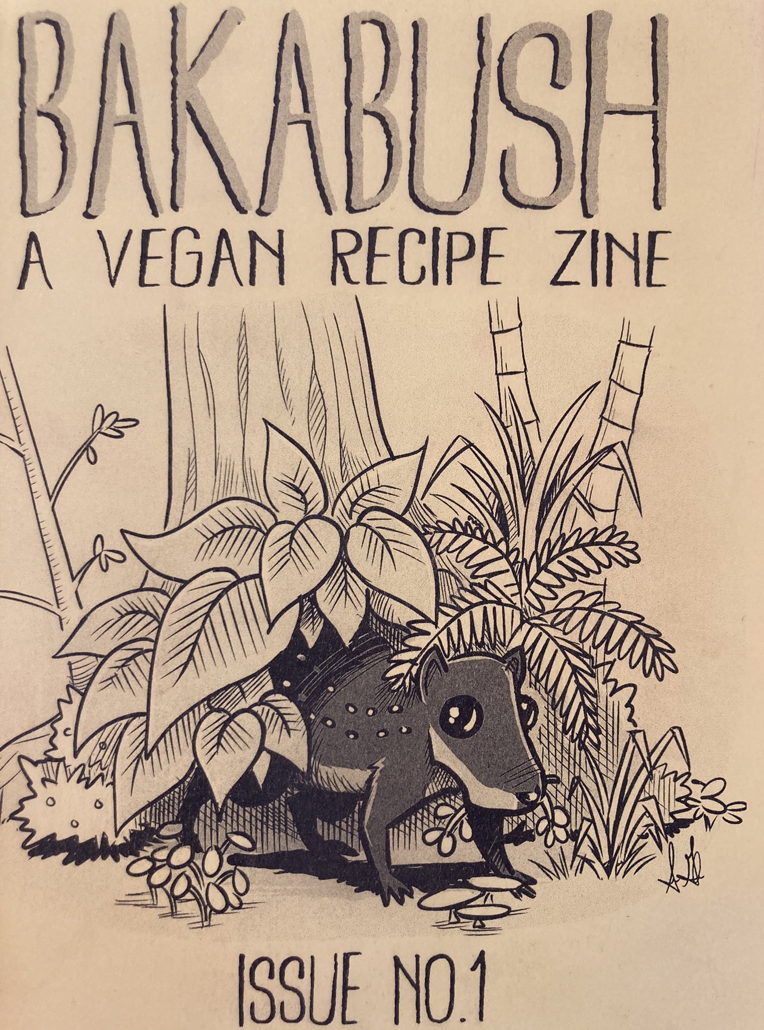 Bakabush Vegan Recipe Zine (Paperback, Active Distribution Publishing)