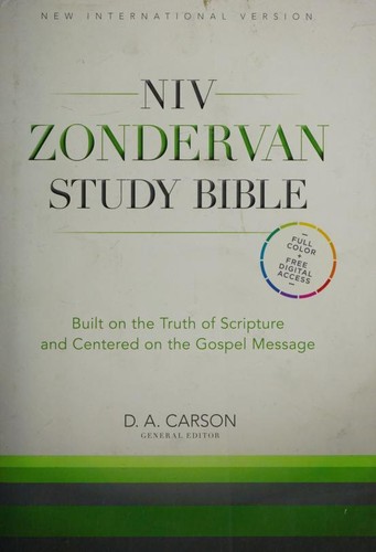 NIV Zondervan Study Bible (Hardcover, 2015, Zondervan)