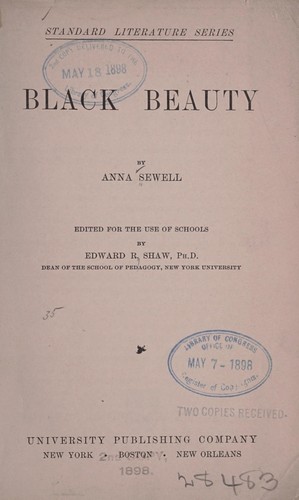 Black Beauty (1898, University Publishing Company)