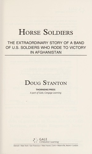 Horse soldiers (2009, Thorndike Press)