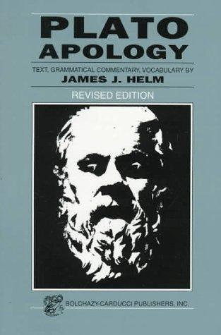Apology (Greek language, 1997, Bolchazy-Carducci Publishers)