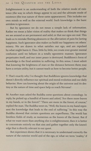 Matthieu Ricard: The quantum and the lotus (2001, Three Rivers Press)