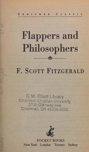 F. Scott Fitzgerald: Flappers and philosophers (1996, Pocket Books)