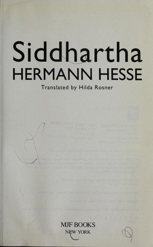 Siddhartha (1951, MJF Books)