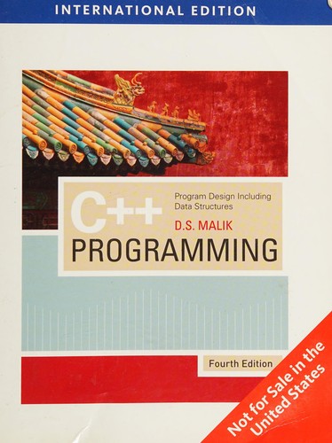 D. S. Malik: C++ programming (2009, Course Technology/Cengage Learning)