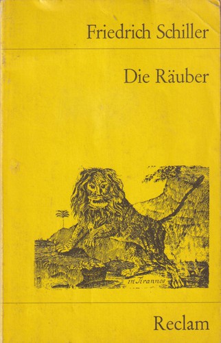 Die Räuber (German language, 1986, Philipp Reclam jun. Stuttgart)