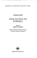 Der geteilte Himmel (German language, 1987, Methuen Educational)