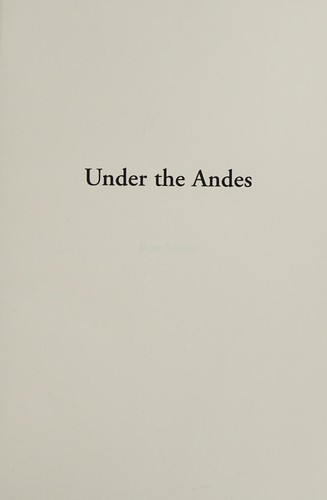 Rex Stout: Under the Andes (Hardcover, 2005, IndyPublish.com)