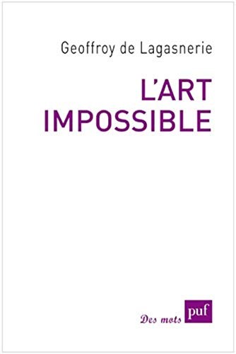 L'art impossible (Paperback, 2020, PUF)