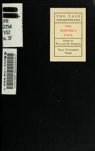 The winter's tale. (1923, Yale University Press)
