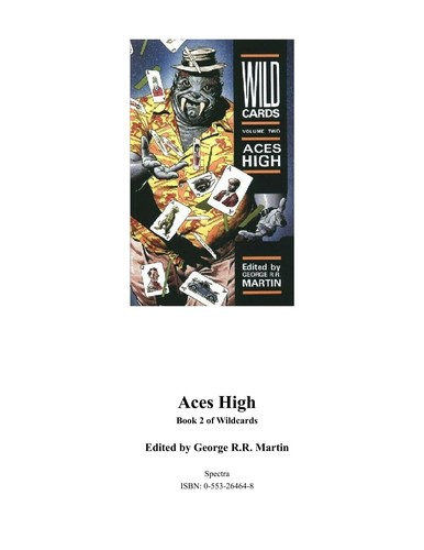 ACES HIGH (Wild Cards, No 2) (Paperback, 1987, Spectra)