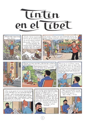 Hergé: Tintín en el Tibet (Spanish language, 1962, Editorial Juventud)