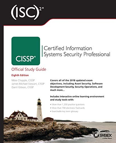 2 CISSP Certified Information Systems Security Professional Official Study Guide (Paperback, 2018, Wiley-Interscience, Sybex)