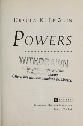 Powers (Hardcover, 2007, Harcourt, Inc.)