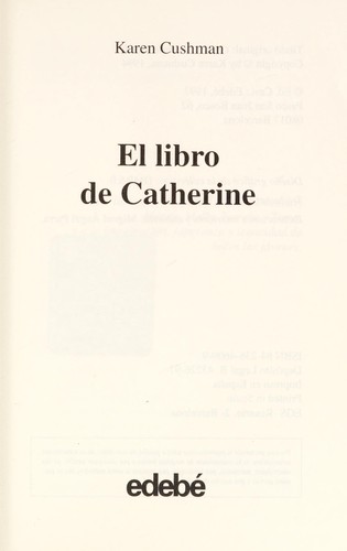 Karen Cushman: El libro de Catherine (Spanish language, 1997, Edebé)