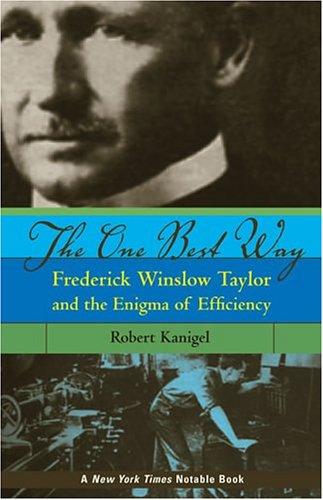 Robert Kanigel: The One Best Way (Paperback, The MIT Press)