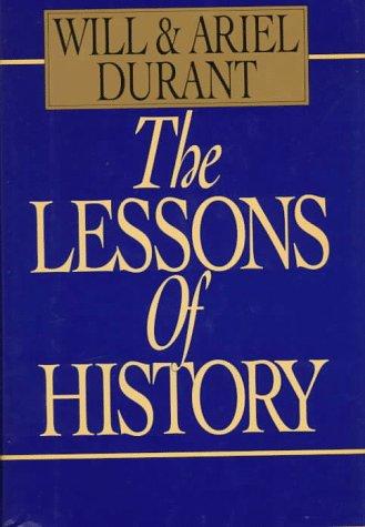 The Lessons of History (Hardcover, 1997, MJF Books)