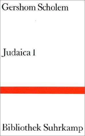 Gershon Scholem: Judaica 1 (Hardcover, German language, 1986, Suhrkamp Verlag)