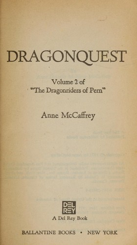 Dragonquest (1979, Ballantine Books)