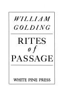 Rites of Passage (Paperback, 1990, White Pine Press (NY))