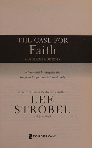 Lee Strobel, Jane Vogel: Case for Faith (2014, HarperCollins Publishers)