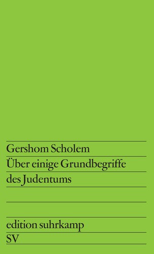 Gershon Scholem: Über einige Grundbegriffe des Judentums (Paperback, German language, 1970, Suhrkamp Verlag)