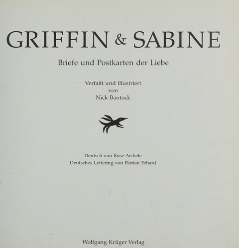 Griffin & Sabine (German language, 1994, W. Krüger)