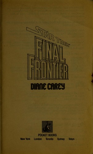 Carey: FINAL FRONTIER (Paperback, 1989, Star Trek)