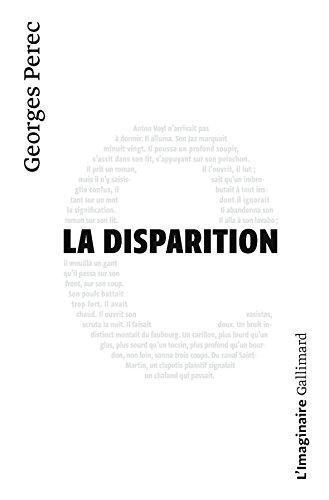 Georges Perec: La disparition (French language, 1990)