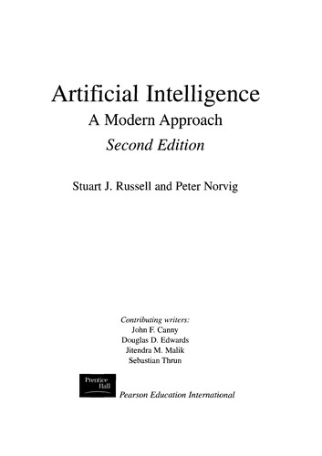 Stuart J. Russell: Artificial intelligence (Paperback, 2003, Prentice Hall)