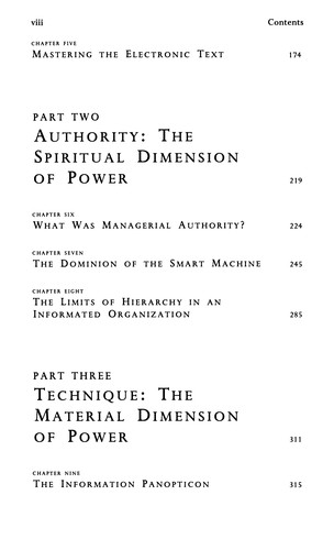 In the age of the smart machine (Basic Books)