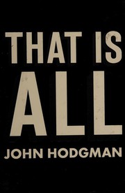 John Hodgman: That Is All (Paperback, 2011, Dutton)