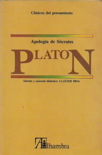 Apología de Sócrates (Paperback, Spanish language, 1985, Alhambra)