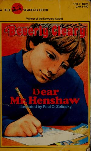 Dear Mr. Henshaw (Paperback, 1984, Yearling)